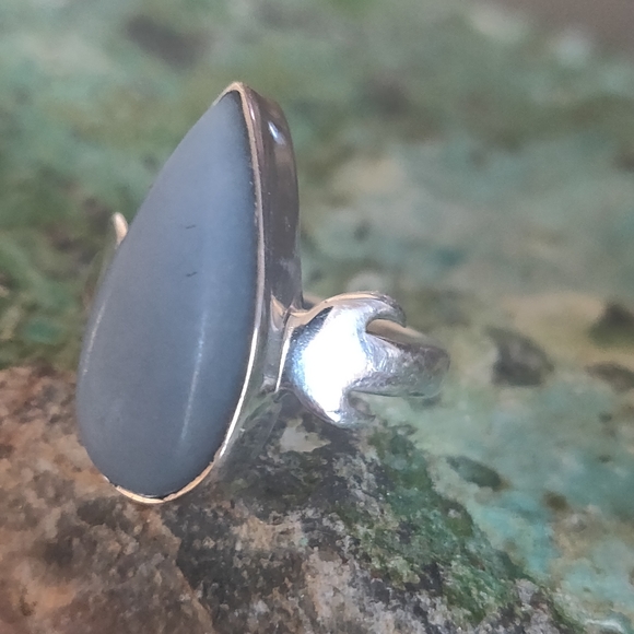 Owyhee Opal Sterling Silver Ring - Picture 2 of 8